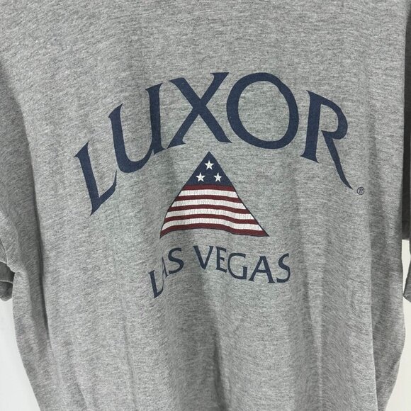 Vintage Luxor Las Vegas Gray T-Shirt By Pyramid Creations - Picture 1 of 7